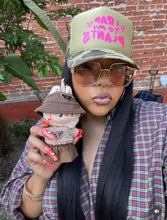 Load image into Gallery viewer, PRE-ORDER - &#39;I Rap To My Plants&#39; Pink Trucker Hat
